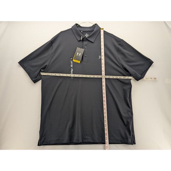 NWT Under Armour UA Playoff 3.0 Men's Polo in Black size XL - Picture 5 of 7